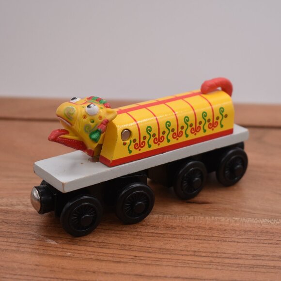 Thomas Tank Engine Wooden Railway Train Chinese Dragon Vintage Train 2003 - Picture 1 of 6